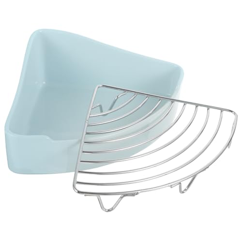 TOBBOMEY Keramiktoilette Für Kleine Haustiere, Kaninchentoilette, Hasentoilette, Töpfchenhalter, Katzentoiletten, Haustiertoilette Für Den Innenbereich, Für Hunde, Hamstertoilette, von TOBBOMEY