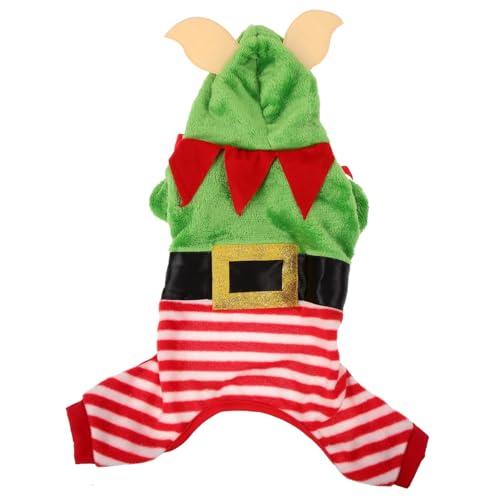 TOBBOMEY Kleidung Weihnachten Hundekleidung Weihnachtsparty Haustierkleidung Weihnachtshundekleidung Weihnachtshaustierkostüm Cosplay Haustierkostüm Wärme Hundekleidung Hund von TOBBOMEY