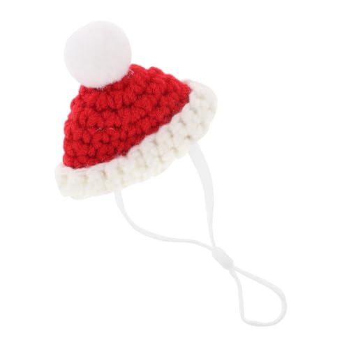 TOBBOMEY Kleiner Haustierhut Für Hamster Und Igel Handgestrickter Verstellbarer Mini-Hut Aus Weichem Material Für Halloween Und Feiertags-kostüme Süßes Accessoire Für Kleine Tiere von TOBBOMEY