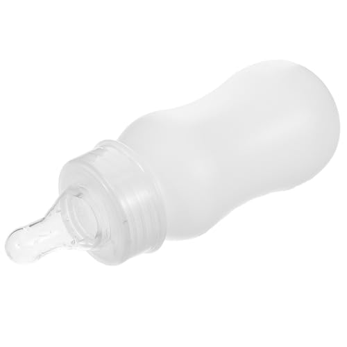TOBBOMEY Kleintier Nuckelflasche mit Milchflussregulierung und Weichem Nippel Einfach zu Reinigen Vielseitig für Lämmer Kälber Ziegen und Haustiere Langlebiger Trinkflaschenhalter von TOBBOMEY
