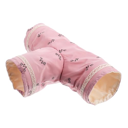 TOBBOMEY Kleintier Spieltunnel aus Hochwertigem Material für Hamster Meerschweinchen und Kaninchen Verbindungsröhre für Stabile Nutzung und Langanhaltenden Spielspaß Pinkes Haustier TOBBOMEY Kleintier Spieltunnel aus Hochwertigem Material für Hamster Meerschweinchen und Kaninchen Verbindungsröhre für Stabile Nutzung und Langanhaltenden Spielspaß Pinkes Haustier von TOBBOMEY