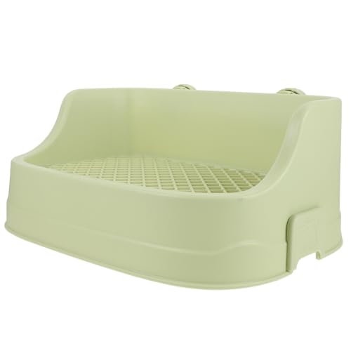 TOBBOMEY Kleintier Toilettentrainer Grün Kunststoff Meerschweinchen Toilette mit Hygienische Haustier Wc Box für Kaninchen Hamster Frettchen und Leicht zu Reinigen für Innenräume TOBBOMEY Kleintier Toilettentrainer Grün Kunststoff Meerschweinchen Toilette mit Hygienische Haustier Wc Box für Kaninchen Hamster Frettchen und Leicht zu Reinigen für Innenräume von TOBBOMEY