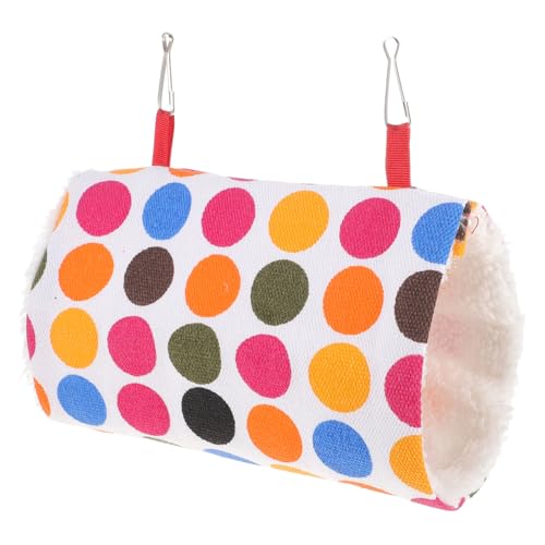 TOBBOMEY Kleintier Tunnelspielzeug aus Hochwertigem Gemütlicher Hängematte und Versteck für Hamster Frettchen Meerschweinchen Igel Wärmeisolierend Langlebig Privater Rückzugsort TOBBOMEY Kleintier Tunnelspielzeug aus Hochwertigem Gemütlicher Hängematte und Versteck für Hamster Frettchen Meerschweinchen Igel Wärmeisolierend Langlebig Privater Rückzugsort von TOBBOMEY