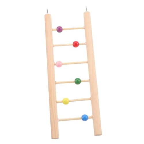 TOBBOMEY Kletterleiter Für Hamster, Vogelleiter Aus Holz, Papageienleiter, Kletterleiterspielzeug Für Sittiche, Kletterleiterspielzeug Für Papageien, Vogelleiterspielzeug Aus Holz, TOBBOMEY Kletterleiter Für Hamster, Vogelleiter Aus Holz, Papageienleiter, Kletterleiterspielzeug Für Sittiche, Kletterleiterspielzeug Für Papageien, Vogelleiterspielzeug Aus Holz, von TOBBOMEY