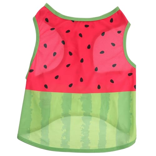 TOBBOMEY Kühlweste für Hunde Wassermelonenmuster Atmungsaktives Pet Vest Sommer T Shirt für Große Hunde XL Schnelles Abkühlen für Outdoor und Indoor Aktivitäten TOBBOMEY Kühlweste für Hunde Wassermelonenmuster Atmungsaktives Pet Vest Sommer T Shirt für Große Hunde XL Schnelles Abkühlen für Outdoor und Indoor Aktivitäten von TOBBOMEY