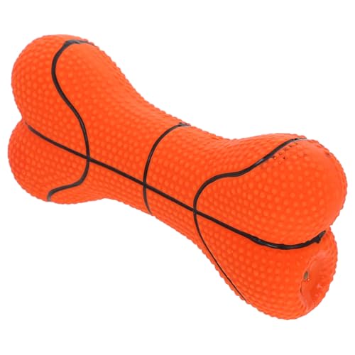 TOBBOMEY Interaktives Hundespielzeug Aus Latex Quietschende Basketballknochen Für Hunde Welpen-kauspielzeug Für Wurfspiele Spielzeug Zur Zahnreinigung Von Haustieren TOBBOMEY Interaktives Hundespielzeug Aus Latex Quietschende Basketballknochen Für Hunde Welpen-kauspielzeug Für Wurfspiele Spielzeug Zur Zahnreinigung Von Haustieren von TOBBOMEY