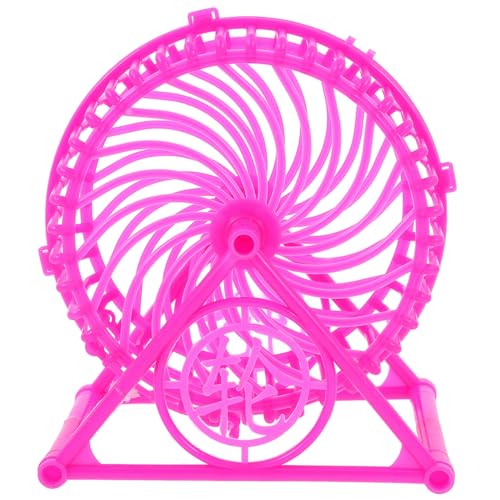 TOBBOMEY Laufrad für Hamster hamsterrad Hamster Hamster Laufrad mit Standfuß Hamster Rad Rattenspielzeug für Hausratten meerschweinchen Kugel Katzenrollstuhl Igel Laufrad Abs Rosy TOBBOMEY Laufrad für Hamster hamsterrad Hamster Hamster Laufrad mit Standfuß Hamster Rad Rattenspielzeug für Hausratten meerschweinchen Kugel Katzenrollstuhl Igel Laufrad Abs Rosy von TOBBOMEY