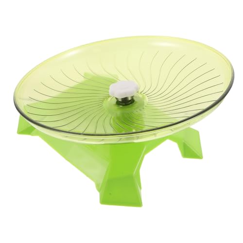 TOBBOMEY Leises Hamsterrad Fliegende Untertasse aus Geräuschloses Laufrad für Hamster Mäuse Meerschweinchen Sichere Stabile Konstruktion Fördert Aktive Bewegung von TOBBOMEY