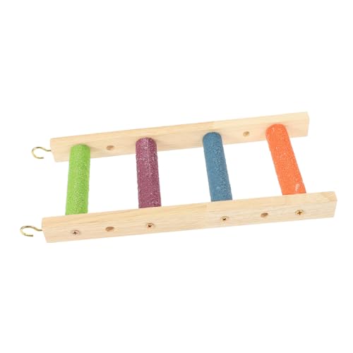 TOBBOMEY Papageienleiter Aus Naturholz Kletterspielzeug Für Vögel Und Hamster Sicheres Und Klettergerüst Für Papageien Nymphensittiche Und Ähnliche Vögel Stufige Struktur Für Spiel TOBBOMEY Papageienleiter Aus Naturholz Kletterspielzeug Für Vögel Und Hamster Sicheres Und Klettergerüst Für Papageien Nymphensittiche Und Ähnliche Vögel Stufige Struktur Für Spiel von TOBBOMEY
