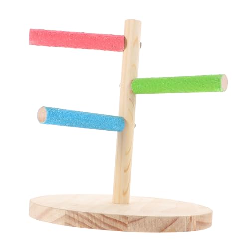 TOBBOMEY Leiter, Papagei, Hamster, Schnabelschleifer, Pfotenschneider Halterung, Vogelleiter, Brücke, Leiter, Kletterspielzeug, Papageienständer Für Den Innenbereich, Papageienstange, von TOBBOMEY