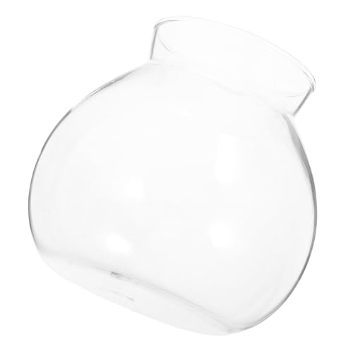 TOBBOMEY Mikro Landschaftsflasche, Aquariumpflanze, Tisch Aquarium Set, Durchsichtiges Aquarium, Fischglas, Fischglas Vase, Fischzubehör, Kleines Betta Aquarium, Gallonen Fischvase, von TOBBOMEY