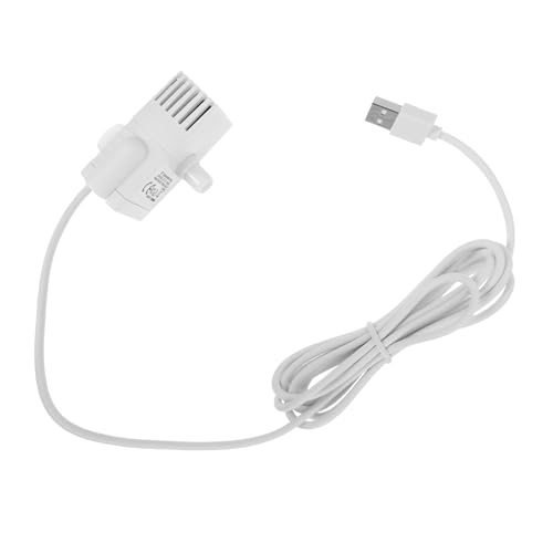 TOBBOMEY Mini-springbrunnenpumpe Für Trinkbrunnen Für Haustiere Tauchpumpe Für Aquarien Für Tankpumpe Und Teichpumpe Dc5v Leise von TOBBOMEY