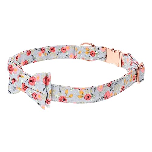 TOBBOMEY Katzenhalsband Mit Schleifen-Design Aus Baumwolle Verstellbares Dekoratives Halsband Für Kleine Haustiere Für Fotos Und Besondere Anlässe TOBBOMEY Katzenhalsband Mit Schleifen-Design Aus Baumwolle Verstellbares Dekoratives Halsband Für Kleine Haustiere Für Fotos Und Besondere Anlässe von TOBBOMEY