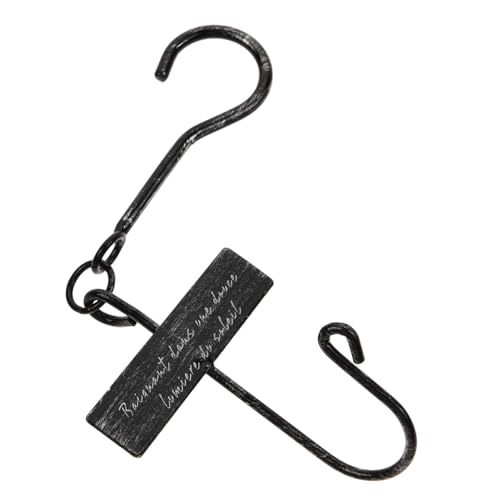 TOBBOMEY Multi Funktionaler Metallhaken für Garten Handgefertigter Vintage Deko Haken für Pflanzen Vogelhäuschen und Einfache TOBBOMEY Multi Funktionaler Metallhaken für Garten Handgefertigter Vintage Deko Haken für Pflanzen Vogelhäuschen und Einfache von TOBBOMEY