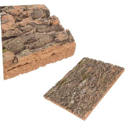 TOBBOMEY Natürliche Korkrinde Terrarium Deko Reptilienfreundlich Rauhe Oberfläche Kletterfreundlich Lizard Climbing Cork Bark für Lebensechte Habitatgestaltung TOBBOMEY Natürliche Korkrinde Terrarium Deko Reptilienfreundlich Rauhe Oberfläche Kletterfreundlich Lizard Climbing Cork Bark für Lebensechte Habitatgestaltung von TOBBOMEY
