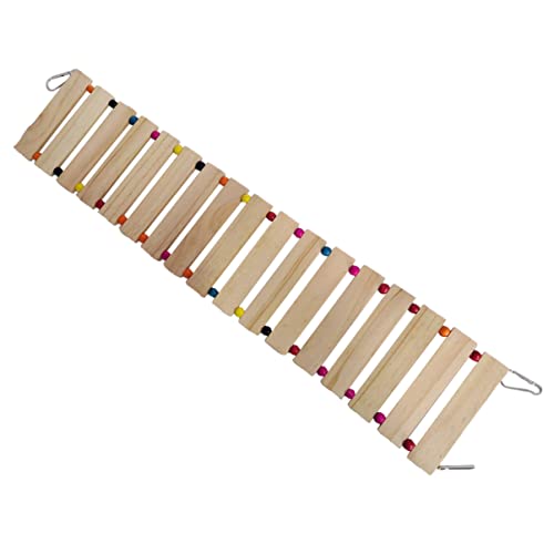 TOBBOMEY Papageien Spielzeug Aus Holz Kletterleiter Und Schaukel Für Vögel Hängendes Kauspielzeug Aktivität Und Spielverhalten TOBBOMEY Papageien Spielzeug Aus Holz Kletterleiter Und Schaukel Für Vögel Hängendes Kauspielzeug Aktivität Und Spielverhalten von TOBBOMEY