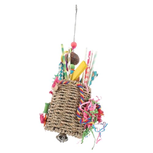 TOBBOMEY Papagei Kauspielzeug knete chew Toy Parrot Toys großer Papageienkäfig Papageienseilbarsch groß Hängendes Kauspielzeug für Papageien Kauspielzeug für Nymphensittiche Acryl TOBBOMEY Papagei Kauspielzeug knete chew Toy Parrot Toys großer Papageienkäfig Papageienseilbarsch groß Hängendes Kauspielzeug für Papageien Kauspielzeug für Nymphensittiche Acryl von TOBBOMEY