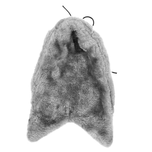 TOBBOMEY Papageienbett aus Warmem Strapazierfähigem Material Windgeschütztes Vogelhaus für und Außenbereich für Wintermonate Graues Design Mittelgröße von TOBBOMEY