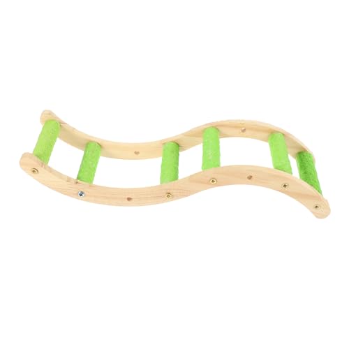 TOBBOMEY Papageienleiter Spielzeug Vogel Hängeleiter Kleines Vogelspielzeug Papageienkäfigleiter Aus Holz TOBBOMEY Papageienleiter Spielzeug Vogel Hängeleiter Kleines Vogelspielzeug Papageienkäfigleiter Aus Holz von TOBBOMEY