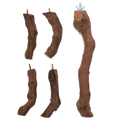 TOBBOMEY Pet Bird Barch Stand Natürliche Holz Vögel Stehen Praktische Papagei TOBBOMEY Pet Bird Barch Stand Natürliche Holz Vögel Stehen Praktische Papagei von TOBBOMEY