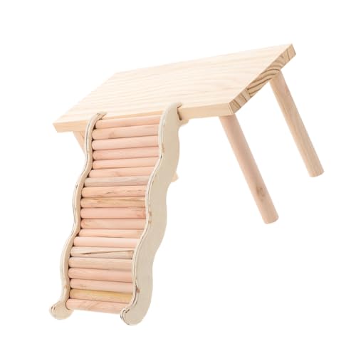 TOBBOMEY Holzplattform Für Hamster Mit Treppe Vielseitige Kletter Und Ruhegelegenheit Für Meerschweinchen Und Ratten Erweiterung des Lebensraums Für Kleintiere TOBBOMEY Holzplattform Für Hamster Mit Treppe Vielseitige Kletter Und Ruhegelegenheit Für Meerschweinchen Und Ratten Erweiterung des Lebensraums Für Kleintiere von TOBBOMEY