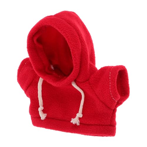 TOBBOMEY Plüschtiere Kleidung Für Puppen Interchangeable Hoodie Für Stofftiere Und Kleine Hunde Weiche Und Bequeme Materialien Vielseitige Styling-Optionen Charmantes Aussehen Rot TOBBOMEY Plüschtiere Kleidung Für Puppen Interchangeable Hoodie Für Stofftiere Und Kleine Hunde Weiche Und Bequeme Materialien Vielseitige Styling-Optionen Charmantes Aussehen Rot von TOBBOMEY
