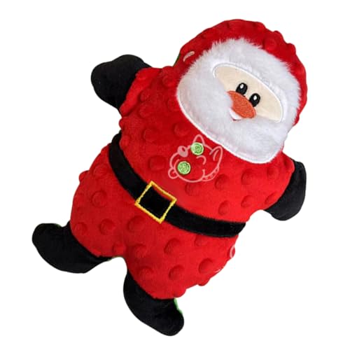 TOBBOMEY Weihnachtsmann-Hundespielzeug Plüsch quietschend für Hunde Kauspielzeug entzückendes Design TOBBOMEY Weihnachtsmann-Hundespielzeug Plüsch quietschend für Hunde Kauspielzeug entzückendes Design von TOBBOMEY