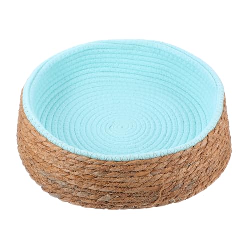 TOBBOMEY Rattan Haustierbett, Katzen Rattanbett, Katzen Hundenest, Haustier Hundenest, Katzenschlafbett, Haustier Katzenhausbett, Rundes Bett Für Katzen, Haustierschlafbett, Warmes TOBBOMEY Rattan Haustierbett, Katzen Rattanbett, Katzen Hundenest, Haustier Hundenest, Katzenschlafbett, Haustier Katzenhausbett, Rundes Bett Für Katzen, Haustierschlafbett, Warmes von TOBBOMEY