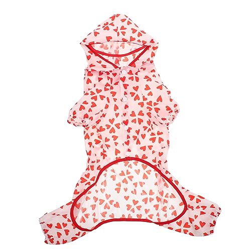 TOBBOMEY Wasserdichter Hund Poncho Für Kleine Hunde Verstellbarer Regenmantel Für Haustiere Atmungsaktive Und Bequeme Hundekleidung Für Outdoor-aktivitäten Bei Regen Für Welpen Und TOBBOMEY Wasserdichter Hund Poncho Für Kleine Hunde Verstellbarer Regenmantel Für Haustiere Atmungsaktive Und Bequeme Hundekleidung Für Outdoor-aktivitäten Bei Regen Für Welpen Und von TOBBOMEY