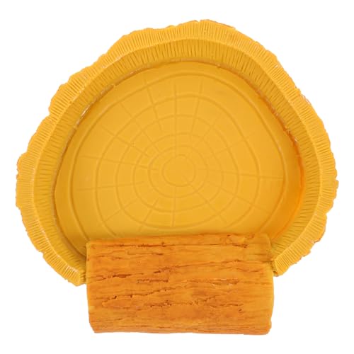 TOBBOMEY Reptilien Trinkschale aus Hitzebeständigem Harz Glatte Oberfläche gegen Ausbruch von Futter für Wasserschale im Terrarium Umweltfreundlich und Langlebig für Bartagamen Geckos TOBBOMEY Reptilien Trinkschale aus Hitzebeständigem Harz Glatte Oberfläche gegen Ausbruch von Futter für Wasserschale im Terrarium Umweltfreundlich und Langlebig für Bartagamen Geckos von TOBBOMEY