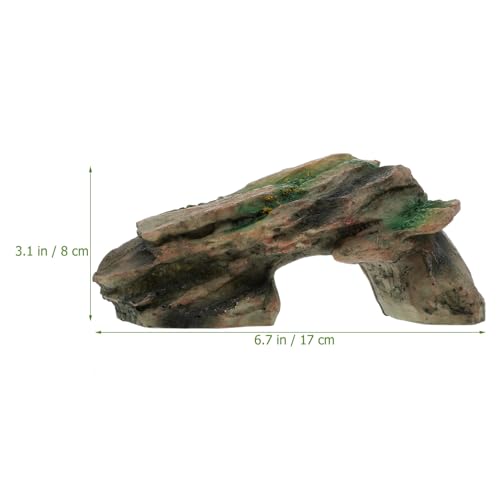 TOBBOMEY Reptilien Versteck Höhle Kletterplattform Schildkrötenhaus Terrarium Dekoration Aquarium Unterschlupf für Schlangen und Spinnen Geeignet TOBBOMEY Reptilien Versteck Höhle Kletterplattform Schildkrötenhaus Terrarium Dekoration Aquarium Unterschlupf für Schlangen und Spinnen Geeignet von TOBBOMEY