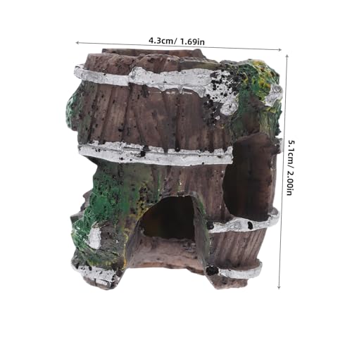 TOBBOMEY Reptilien Versteck aus Robustem Abs Kleines Höhlen schutzhaus für Leopardgecko Spinnen Terrarium Zubehör mit Optimaler Belüftung Leicht zu Reinigen Sicherer Rückzugsort für Kleine TOBBOMEY Reptilien Versteck aus Robustem Abs Kleines Höhlen schutzhaus für Leopardgecko Spinnen Terrarium Zubehör mit Optimaler Belüftung Leicht zu Reinigen Sicherer Rückzugsort für Kleine von TOBBOMEY