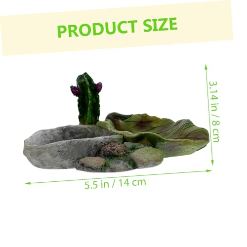 TOBBOMEY Reptilien Wasserschale Robustes Wasserbehälter Trinkschale für Kleine Schildkröten und Echsen Praktischer Futternapf in Leuchtender Farbe als Dekorative Haustier Wasserschale TOBBOMEY Reptilien Wasserschale Robustes Wasserbehälter Trinkschale für Kleine Schildkröten und Echsen Praktischer Futternapf in Leuchtender Farbe als Dekorative Haustier Wasserschale von TOBBOMEY