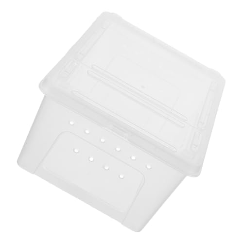 TOBBOMEY Reptilien Futterbox Aus Kunststoff Transparente Terrarienbox Für Spinnen Geckos Und Bartagamen Sichere Und Langlebige Zuchtbox Mit Optimalem Wachstumsumfeld Für Junge Tiere TOBBOMEY Reptilien Futterbox Aus Kunststoff Transparente Terrarienbox Für Spinnen Geckos Und Bartagamen Sichere Und Langlebige Zuchtbox Mit Optimalem Wachstumsumfeld Für Junge Tiere von TOBBOMEY