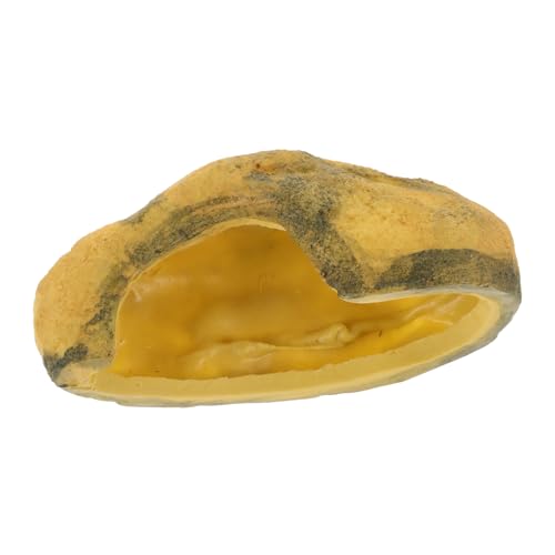 TOBBOMEY Reptilienhöhle, Sonnenplattform Für Schildkröten, Reptiliendekoration, Reptilienversteck, Reptilienverstecke Und Höhlen, Sonnenplattform Für Haustiere, Reptilienbeckenversteck, von TOBBOMEY