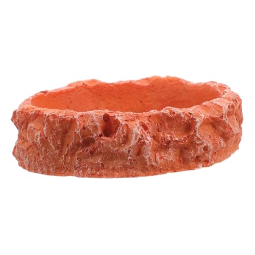 TOBBOMEY Resin Futternapf Wasserschale für Reptilien Terrarium Schildkröten Eidechsen Futter Trinkschale rutschfest Robust Langlebig Leicht TOBBOMEY Resin Futternapf Wasserschale für Reptilien Terrarium Schildkröten Eidechsen Futter Trinkschale rutschfest Robust Langlebig Leicht von TOBBOMEY