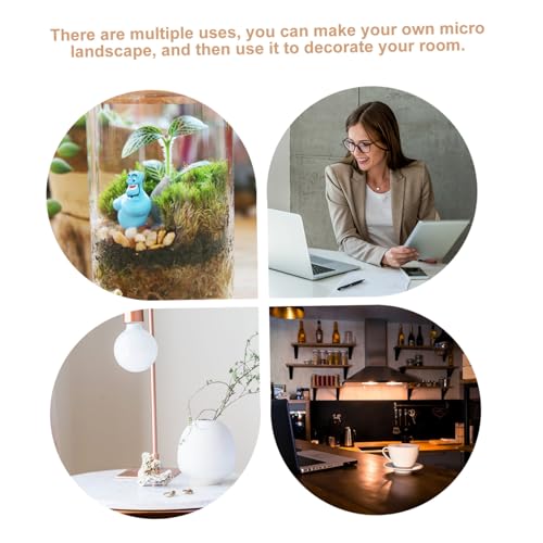 TOBBOMEY Rundes Borosilikatglas Terrarium mit LED Mini Flaschengarten für Mikrolandschaften Vielseitige Dekoflasche für Fische Pflanzen und DIY landschaftsgestaltung Einfach zu Reinigen TOBBOMEY Rundes Borosilikatglas Terrarium mit LED Mini Flaschengarten für Mikrolandschaften Vielseitige Dekoflasche für Fische Pflanzen und DIY landschaftsgestaltung Einfach zu Reinigen von TOBBOMEY