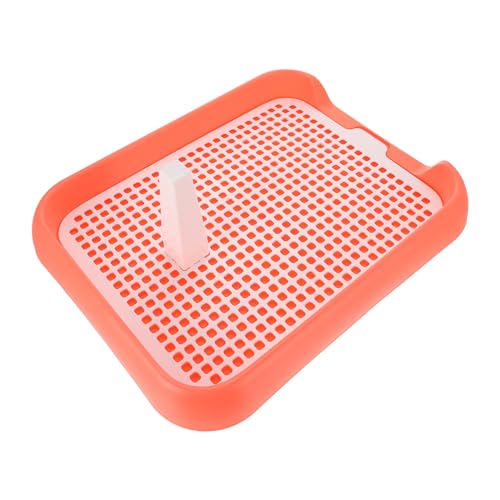 TOBBOMEY Rutsch Hundetoilette aus Robustem PP Kunststoff Ergonomisch Gestaltet Rutschfestes Welpen Toilette für Kleine und Große Hunde Praktische Indoor Pinkelmatte für Hygienische von TOBBOMEY
