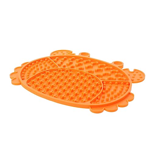 TOBBOMEY Silikon Slow Feeder Matte für Hunde und Katzen Rutschfestes Langlebiges Futtermatte Anti schling Napf Hygienisch Einfach zu Reinigen Geeignet für Langsames Füttern und Gesundes von TOBBOMEY