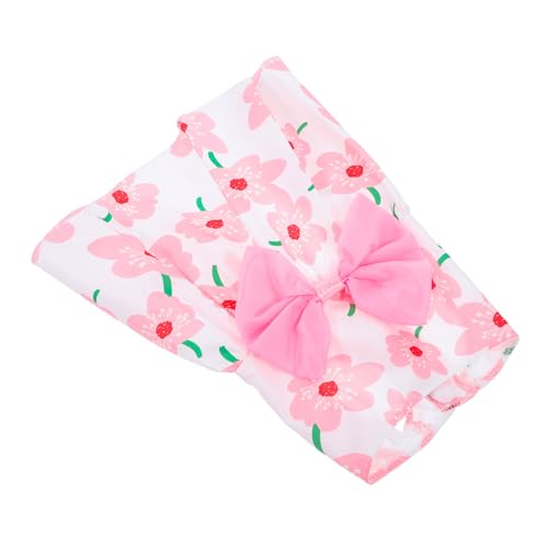 TOBBOMEY Sommerliches für Kleine Hunde und Katzen Leichtes Atmungsaktives Pet Outfit mit Schleife Bequemes Sommerkleid für Tägliche Party und Urlaubsanlässe TOBBOMEY Sommerliches für Kleine Hunde und Katzen Leichtes Atmungsaktives Pet Outfit mit Schleife Bequemes Sommerkleid für Tägliche Party und Urlaubsanlässe von TOBBOMEY