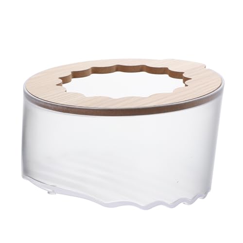 TOBBOMEY Transparente Hamsterbadewanne Sandbad Box Kleintier Toilette für Hamster Rennmaus Meerschweinchen Chinchilla Kleines Haustier Badezimmer Zubehör TOBBOMEY Transparente Hamsterbadewanne Sandbad Box Kleintier Toilette für Hamster Rennmaus Meerschweinchen Chinchilla Kleines Haustier Badezimmer Zubehör von TOBBOMEY