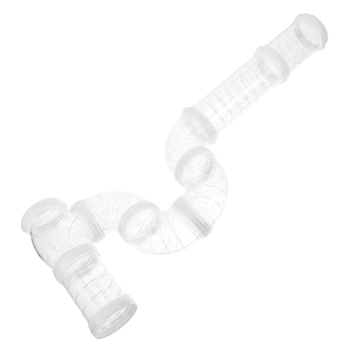TOBBOMEY Transparentes DIY Hamsterrohr und Tunnel Set Erweiterbarer Kleintier Spielplatz Flexibles Verbindungssystem Fördert Bewegung und Interaktion für Hamster Mäuse und Ratten TOBBOMEY Transparentes DIY Hamsterrohr und Tunnel Set Erweiterbarer Kleintier Spielplatz Flexibles Verbindungssystem Fördert Bewegung und Interaktion für Hamster Mäuse und Ratten von TOBBOMEY