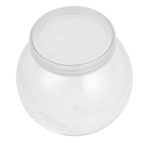 TOBBOMEY Transparentes Kunststoff-Aquarium Für Schreibtisch Kleiner Fischbehälter Für Hydrokultur Und Dekoration Eleganter Look Einfach Zu Pflegen von TOBBOMEY