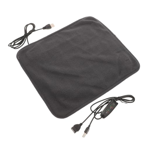 TOBBOMEY USB Beheizte Haustiermatte für Katzen und Verstellbare Heizdecke für Autos und Reisen aus Strapazierfähigem Tiefgrau TOBBOMEY USB Beheizte Haustiermatte für Katzen und Verstellbare Heizdecke für Autos und Reisen aus Strapazierfähigem Tiefgrau von TOBBOMEY