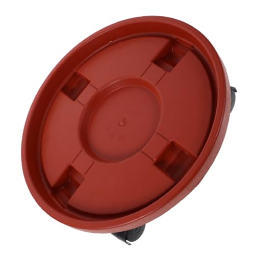 TOBBOMEY Verdicktes Blumentopftablett, Pflanztabletts Für Zimmerpflanzen, Rollwagen, Blumenständer, Rollplattform, Rollen Für Pflanzen, Pflanzgefäßrollen, Tablett Auf Rädern, Rollen Für von TOBBOMEY
