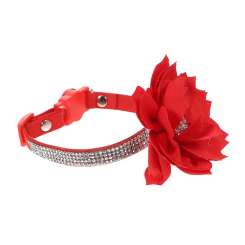 TOBBOMEY Verstellbares Katzen und Welpenhalsband mit Funkelnden Strasssteinen Komfortabel Langlebig und Leicht Geeignet für Kleine Hunde und Katzen mit Glocke Stylish und Anpassbar TOBBOMEY Verstellbares Katzen und Welpenhalsband mit Funkelnden Strasssteinen Komfortabel Langlebig und Leicht Geeignet für Kleine Hunde und Katzen mit Glocke Stylish und Anpassbar von TOBBOMEY
