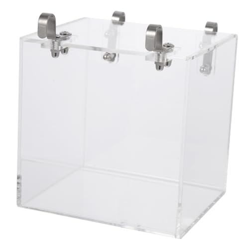 TOBBOMEY Vogelbadewanne für Käfig Kleine Papageien und Robustes Stabiles Design Kompakt für Heim und Zoofachhandel Erhöht Aktivität und Wohlbefinden der Vögel von TOBBOMEY