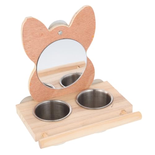TOBBOMEY Edelstahl Vogel Futterspender Mit Spiegel-Design Praktischer Futter Und Wassernapf Für Papageien Und Vögel Installieren Und Vielseitig Für Käfige Geeignet TOBBOMEY Edelstahl Vogel Futterspender Mit Spiegel-Design Praktischer Futter Und Wassernapf Für Papageien Und Vögel Installieren Und Vielseitig Für Käfige Geeignet von TOBBOMEY