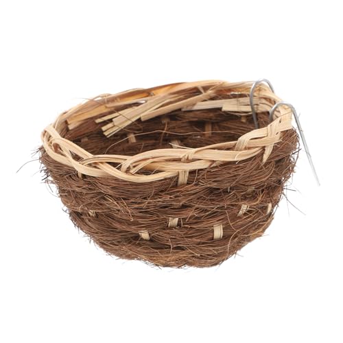 TOBBOMEY Vogelnest, Handgefertigt, Vogelhaus, Fenster, Vogelhaus, Papageiennest Für Käfig, Outdoor Vogelhaus, Papageien Zuchtnest, Bett, Vogelzuchtnest, Vogelkäfignest, Papageienbett, TOBBOMEY Vogelnest, Handgefertigt, Vogelhaus, Fenster, Vogelhaus, Papageiennest Für Käfig, Outdoor Vogelhaus, Papageien Zuchtnest, Bett, Vogelzuchtnest, Vogelkäfignest, Papageienbett, von TOBBOMEY
