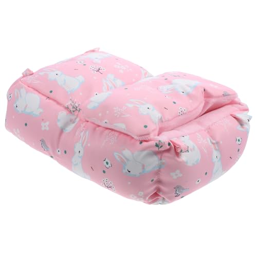 TOBBOMEY Warmer Kleintier schlafplatz aus Dickem Baumwollmaterial Isoliertes Kuschelnest für Hamster Mäuse und Igel Winterfeste Haustierhöhle für Kleine Nager Weiches Sicheres Schlafhaus von TOBBOMEY
